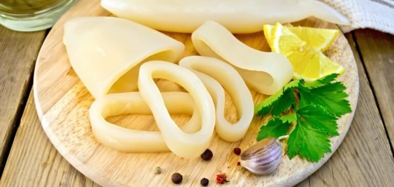 calamari e piselli