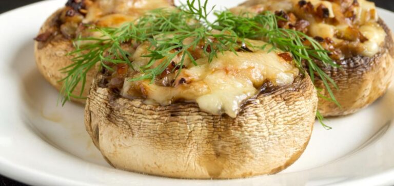 funghi ripieni al forno